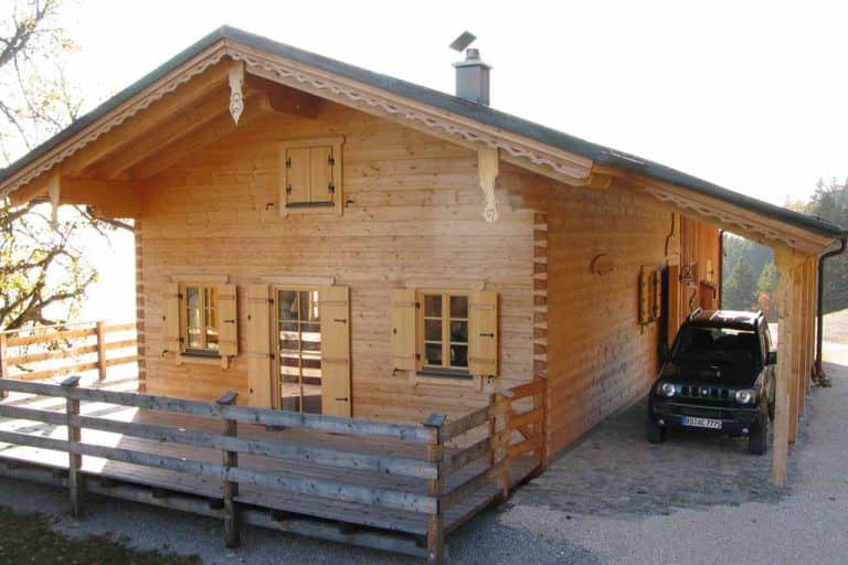 Almhütte mit Kernbalken im Geigelsteingebiet