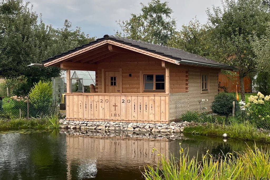 echtes Blockhaus - Gartenhaus