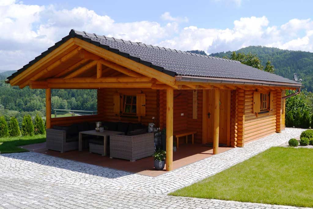 Blockhaus fuer kleine Feierlichkeiten - Patryhaus